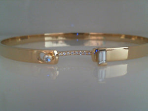 Nouvel Heritage 18k yellow gold Dinner Date 4mm bracelet 17cm