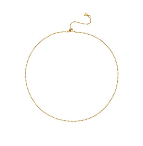 Temple St Clair 18k yellow gold ball chain 16"