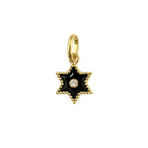 Gigi Clozeau 18k yellow gold Black Etoile pendant