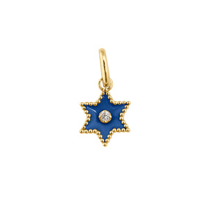 Gigi Clozeau 18k yellow gold Lapis Etoile pendant