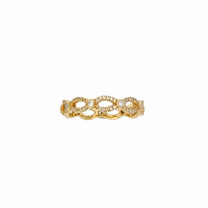 Erica Courtney 18k Gold Diamond "Annalise" band